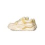 Pantofi Sport Barbati din piele naturala 98512-1 WHITE-YELLOW | ADVANCER