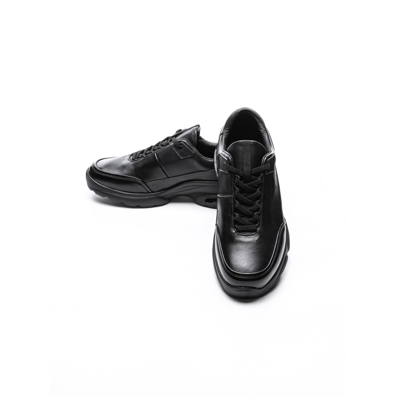 Pantofi Sport Barbati din piele naturala 5902 BLACK | ADVANCER