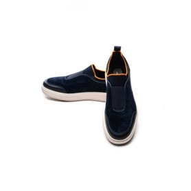 Pantofi Sport Barbati din piele naturala 25815 BLUE | ADVANCER