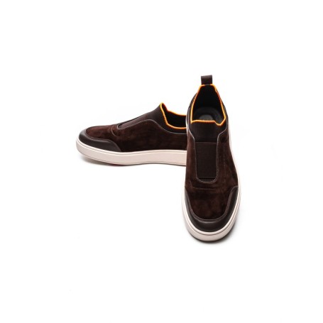 Pantofi Sport Barbati din piele naturala 25815 COFFEE | ADVANCER