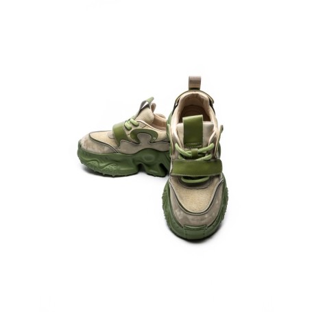 Pantofi Sport Dama din piele naturala HD37872 LIGHT GREEN | ADVANCER