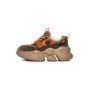 Pantofi Sport Dama din piele naturala HD37872 BROWN-ORANGE | ADVANCER