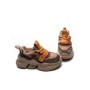 Pantofi Sport Dama din piele naturala HD37872 BROWN-ORANGE | ADVANCER