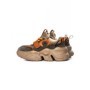 Pantofi Sport Dama din piele naturala HD37872 BROWN-ORANGE | ADVANCER