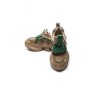 Pantofi Sport Dama din piele naturala HD37872 APRICOT-GREEN | ADVANCER