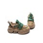 Pantofi Sport Dama din piele naturala HD37872 APRICOT-GREEN | ADVANCER