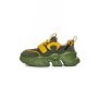 Pantofi Sport Dama din piele naturala HD37872 GREEN-YELLOW | ADVANCER