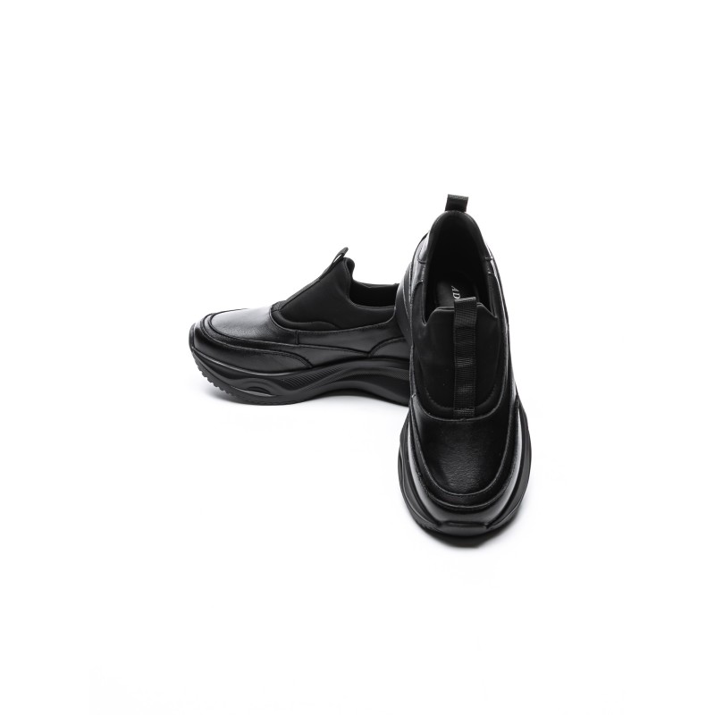 Pantofi Sport Dama din piele naturala 87838 BLACK | ADVANCER