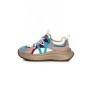 Pantofi Sport Dama din piele naturala HW9256-1 BLUE-RED | FRANCO GERARDO