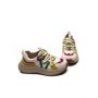 Pantofi Sport Dama din piele naturala HW9256-1 CREAM-GREEN | FRANCO GERARDO