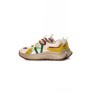 Pantofi Sport Dama din piele naturala HW9256-1 CREAM-GREEN | FRANCO GERARDO