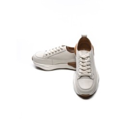 Pantofi Sport Dama din piele naturala BG08 CREAM | ADVANCER