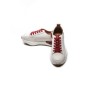 Pantofi Sport Dama din piele naturala BG08 CREAM-RED | ADVANCER
