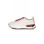 Pantofi Sport Dama din piele naturala BG08 CREAM-RED | ADVANCER