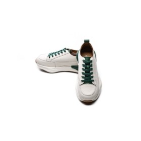 Pantofi Sport Dama din piele naturala BG08 CREAM-GREEN | ADVANCER