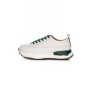 Pantofi Sport Dama din piele naturala BG08 CREAM-GREEN | ADVANCER