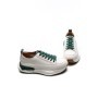 Pantofi Sport Dama din piele naturala BG08 CREAM-GREEN | ADVANCER