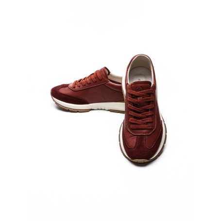 Pantofi Sport Barbati din piele naturala 8813 RED | ADVANCER