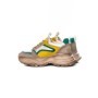 Pantofi Sport Dama din piele naturala HD8685 APRICOT-GREEN | ADVANCER