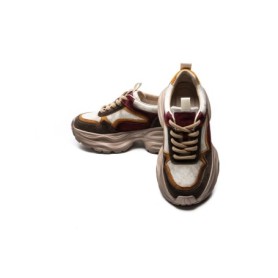 Pantofi Sport Dama din piele naturala HD8685 BROWN-ORANGE | ADVANCER