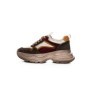 Pantofi Sport Dama din piele naturala HD8685 BROWN-ORANGE | ADVANCER