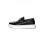 Mocasini Barbati 5NXE56 BLACK-WHITE | EXCENTRIC SHOES