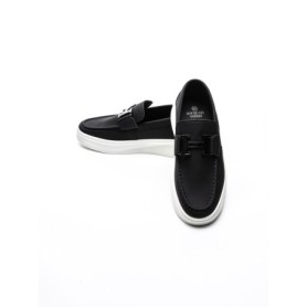 Mocasini Barbati 5NXE55 BLACK-WHITE | EXCENTRIC SHOES