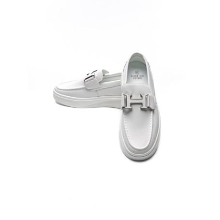 Mocasini Barbati 5NXE55 ALL WHITE | EXCENTRIC SHOES