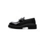 Mocasini Barbati din piele naturala 5NXE25 BLACK | PANTOFUL