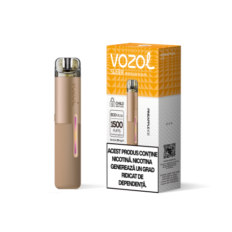 Narghilea electronica reincarcabila KIT SLEEK POD PENEAPPLE ICE | GALASUN