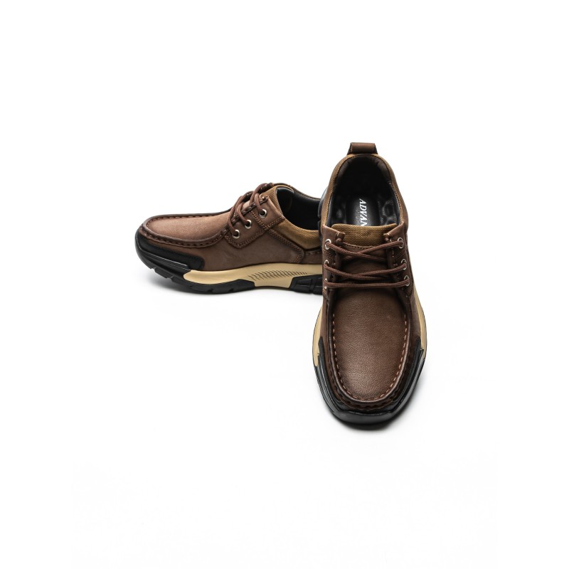 Mocasini Barbati din piele naturala 23566 BROWN | ADVANCER