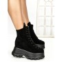 Ghete Dama cu Platforma 68WL7 BLACK | MEI
