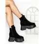 Ghete Dama cu Platforma 68WL7 BLACK | MEI