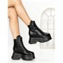 Ghete Dama cu Platforma 68WL7 BLACK | MEI