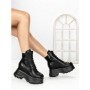 Ghete Dama cu Platforma 68WL7 BLACK | MEI