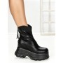 Ghete Dama cu Platforma 68WL6 BLACK | MEI