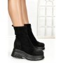 Ghete Dama cu Platforma 68WL5 BLACK | MEI
