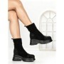 Ghete Dama cu Platforma 68WL5 BLACK | MEI