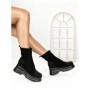Ghete Dama cu Platforma 68WL5 BLACK | MEI