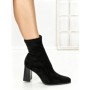 Botine cu Toc Gros 6GS11 BLACK | MEI