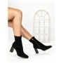 Botine cu Toc Gros 6GS11 BLACK | MEI