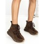 Ghete Dama din piele naturala 5SZ8 DARK BROWN | PANTOFUL