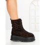 Ghete Dama cu Platforma 3AL77 BROWN-LEOPARD | MEI