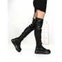 Cizme Dama cu Platforma 68WL28 BLACK | MEI
