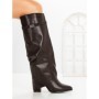 Cizme Dama cu Toc 6AH35 BROWN | MEI