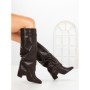 Cizme Dama cu Toc 6AH35 BROWN | MEI