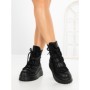 Ghete Dama cu Platforma 6ZP13 BLACK | MEI