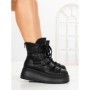 Ghete Dama cu Platforma 6ZP13 BLACK | MEI