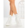 Ghete Dama cu Platforma 6ZP13 WHITE | MEI