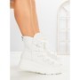 Ghete Dama cu Platforma 6ZP13 WHITE | MEI